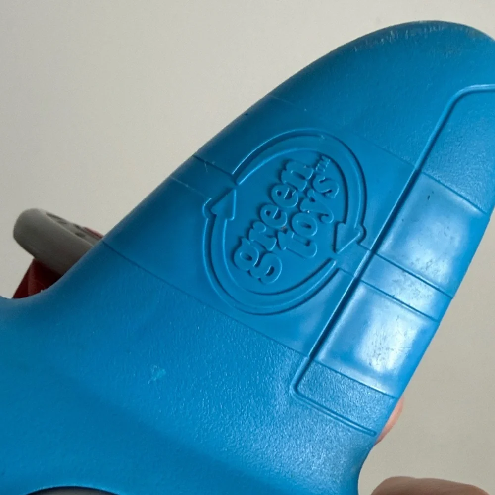Blue Toy Plane for Kids - Durable Plastic Play Aircraft